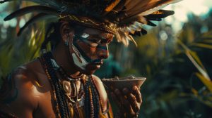 Häuptling und seine Untertanen